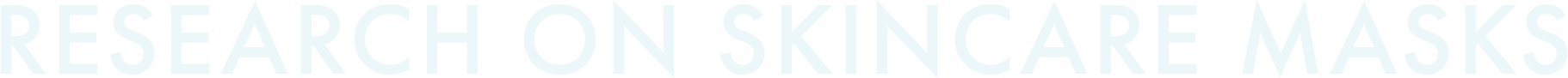 Research on Skincare Masks